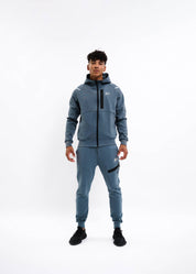Malelions Sport Counter Zip Hoodie | Teal
