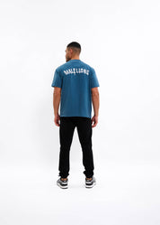 Malelions Men Graffiti T-Shirt | Blue Slate