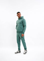 Malelions Men Striped Signature Hoodie | Green