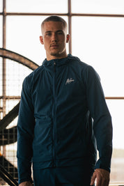 Malelions Sport Running Jacket | Indigo