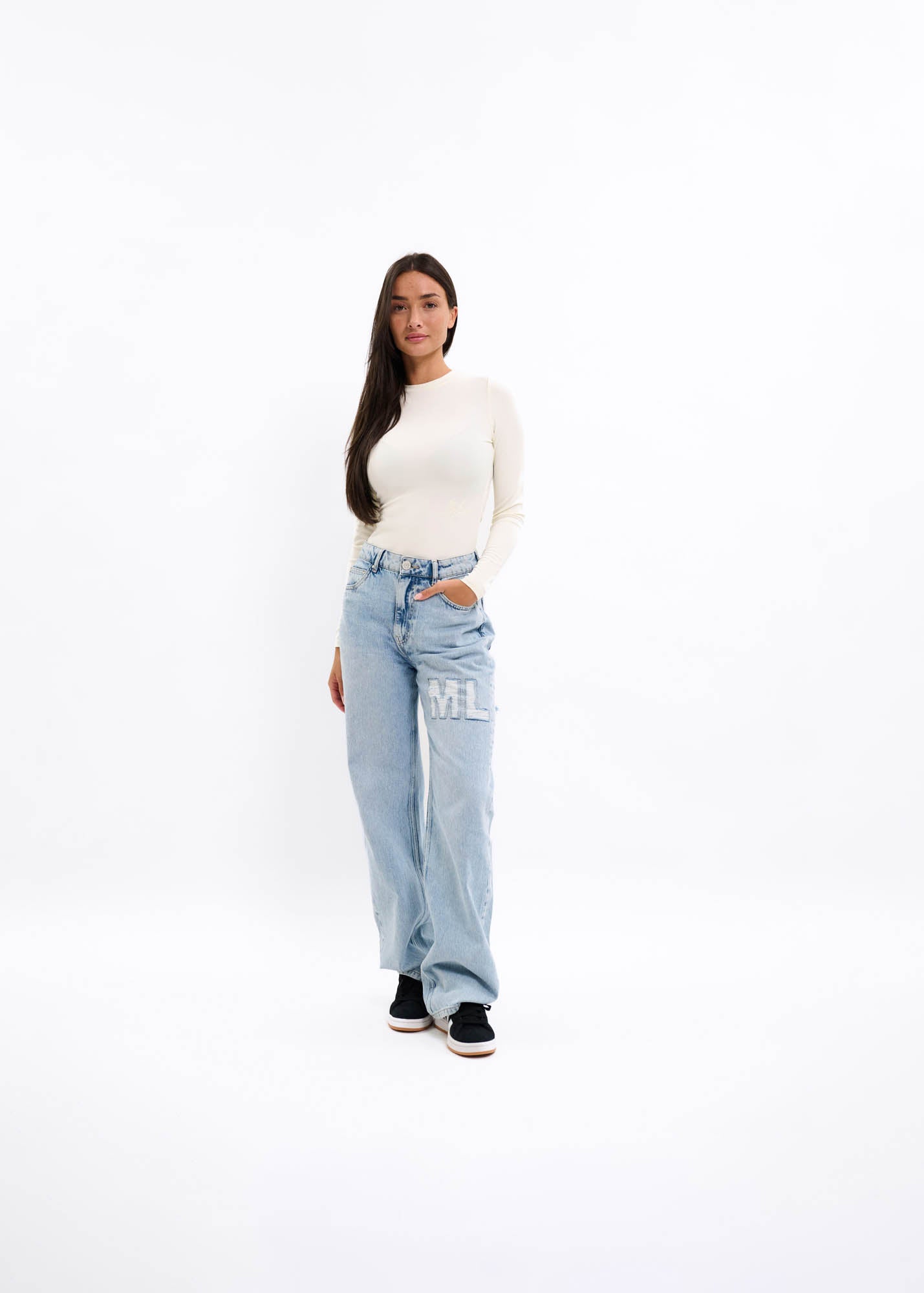 Malelions Women Crewneck Bodysuit | Off-White