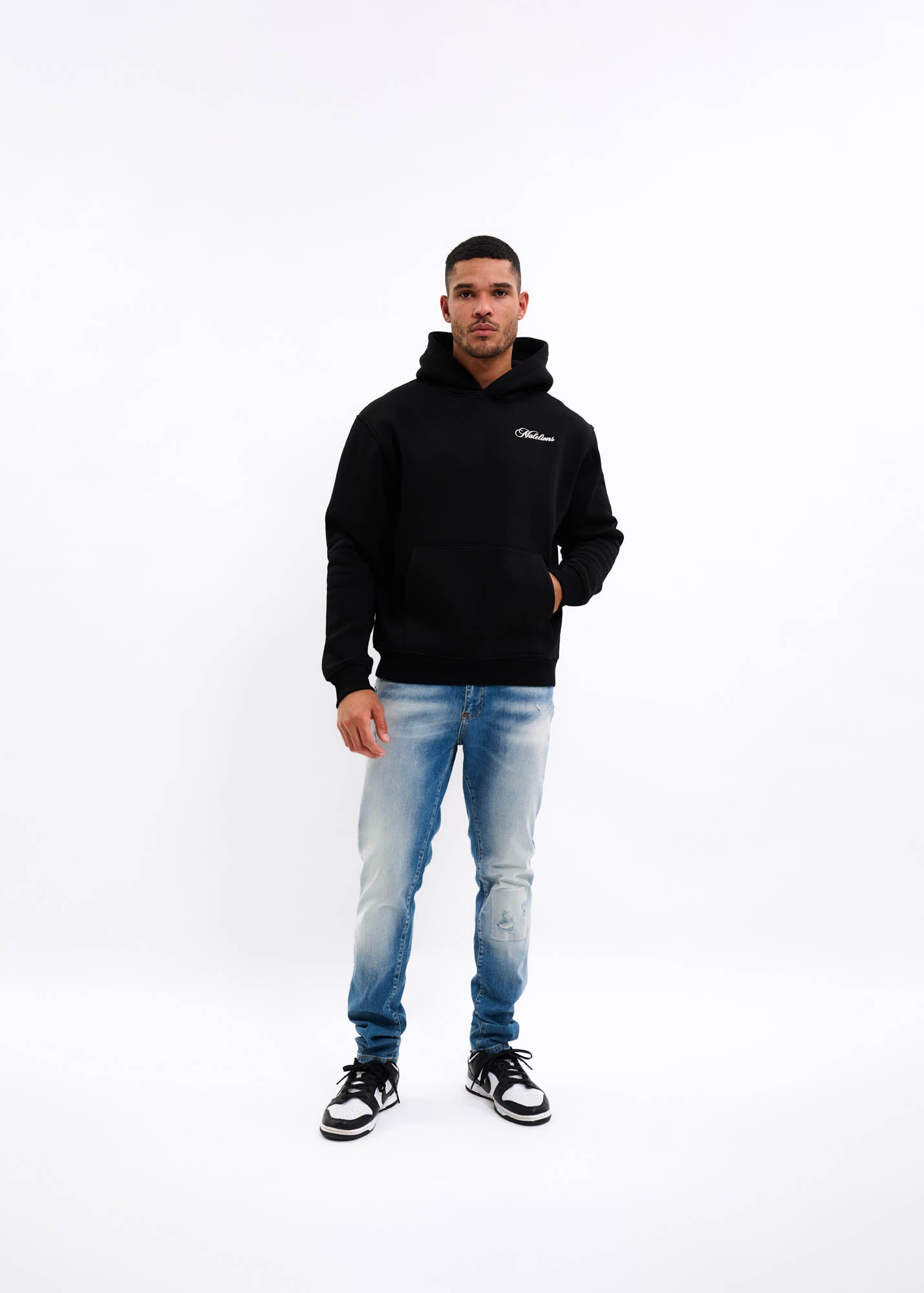 Malelions Men Angel Hoodie | Black