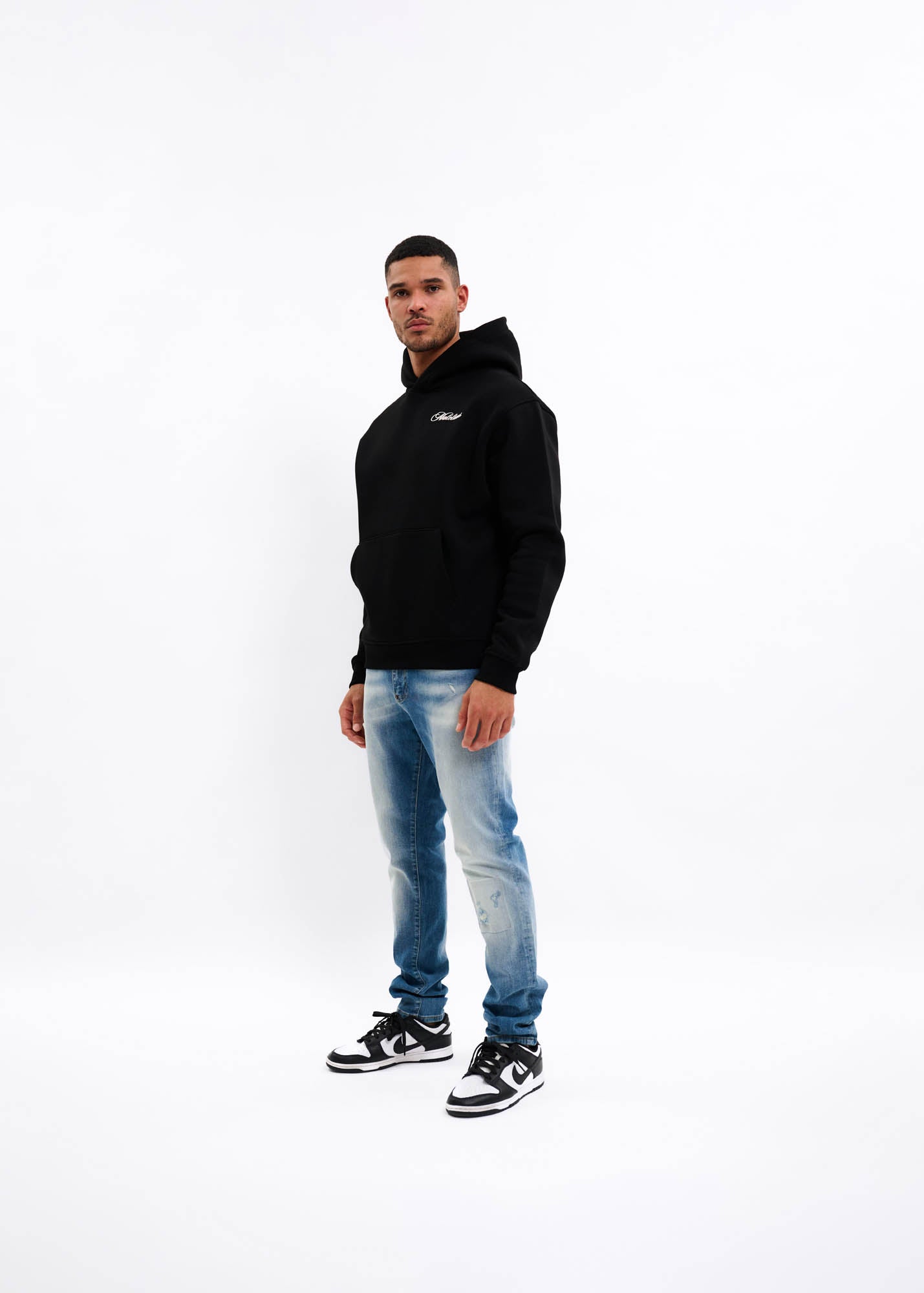 Malelions Men Angel Hoodie | Black