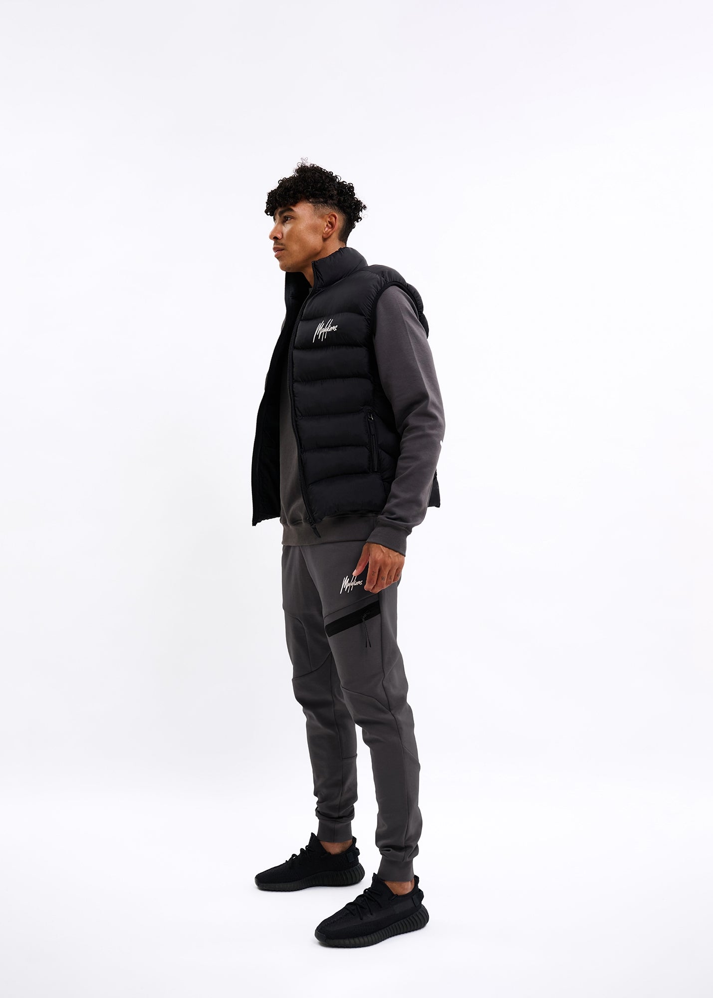 Malelions Sport Counter Bodywarmer | Black