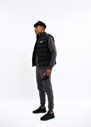 Malelions Sport Counter Bodywarmer | Black