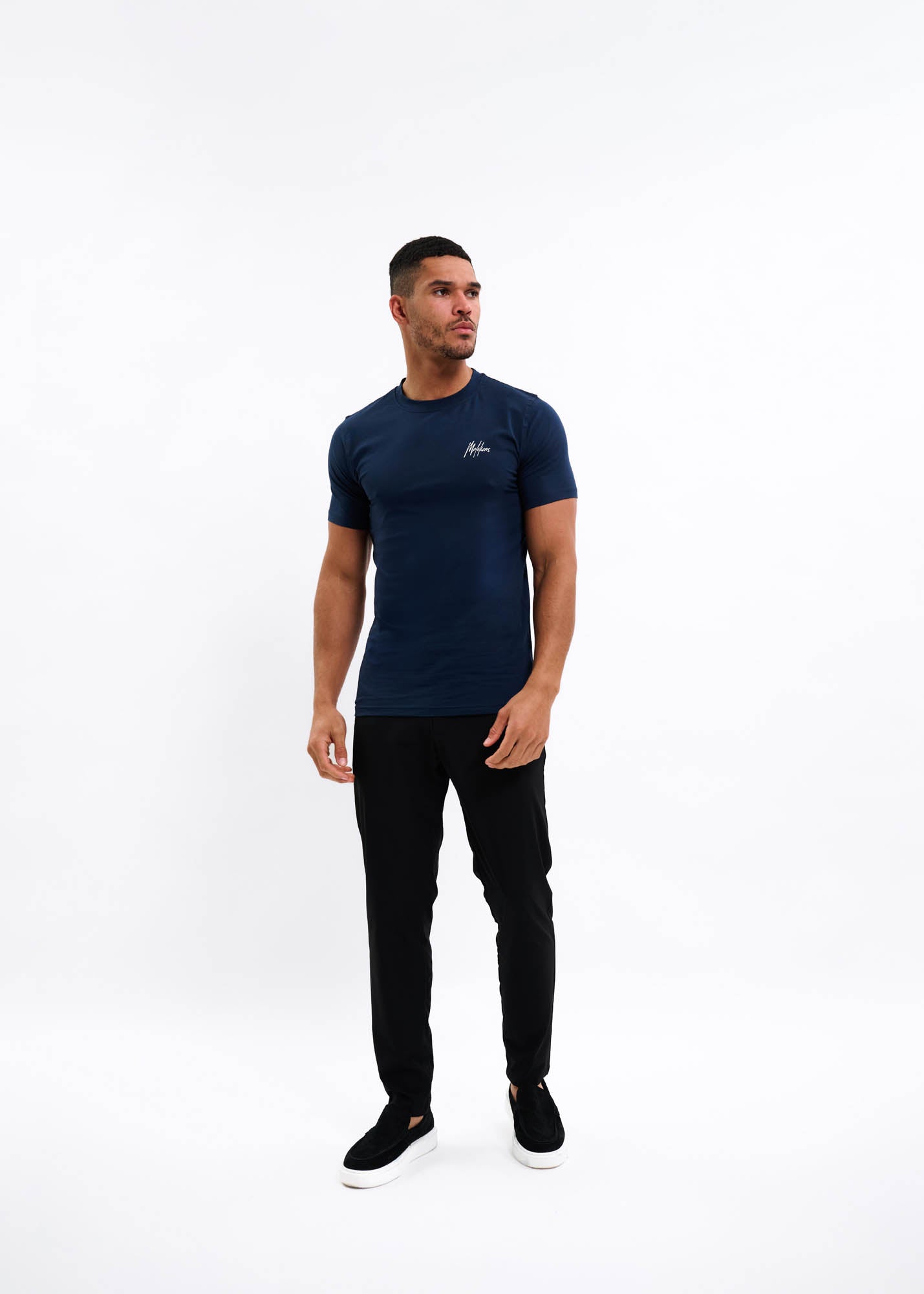 Malelions Men Signature T-Shirt 3-Pack | Navy/Navy/Navy