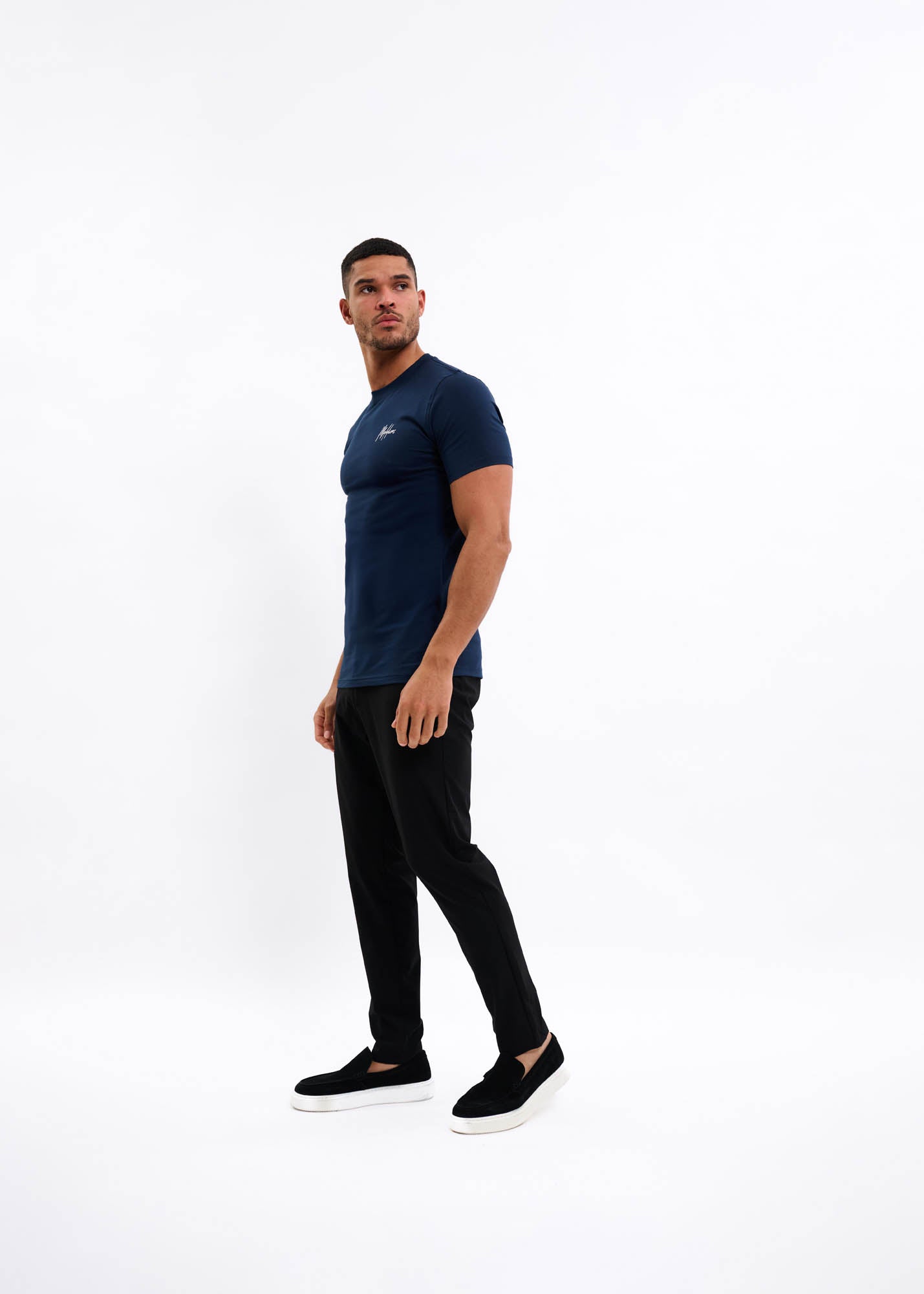 Malelions Men Signature T-Shirt 3-Pack | Navy/Navy/Navy