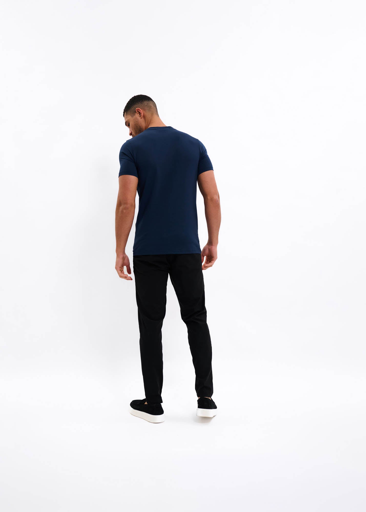 Malelions Men Signature T-Shirt 3-Pack | Navy/Navy/Navy