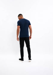 Malelions Men Signature T-Shirt 3-Pack | Navy/Navy/Navy