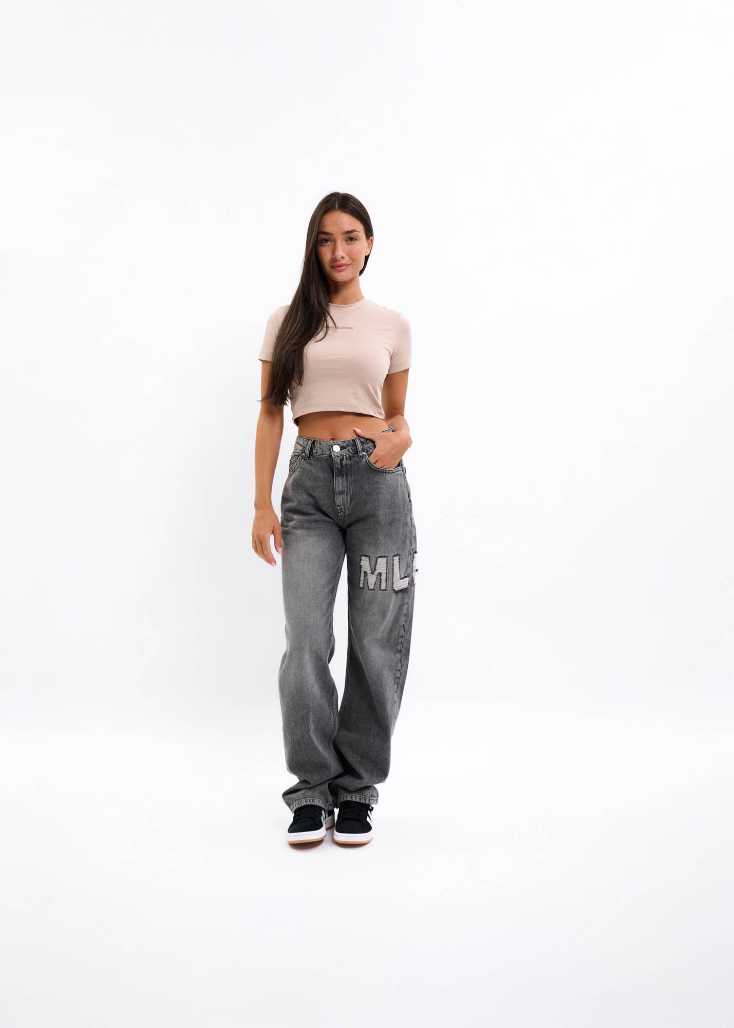 Malelions Women Cropped Top | Clay