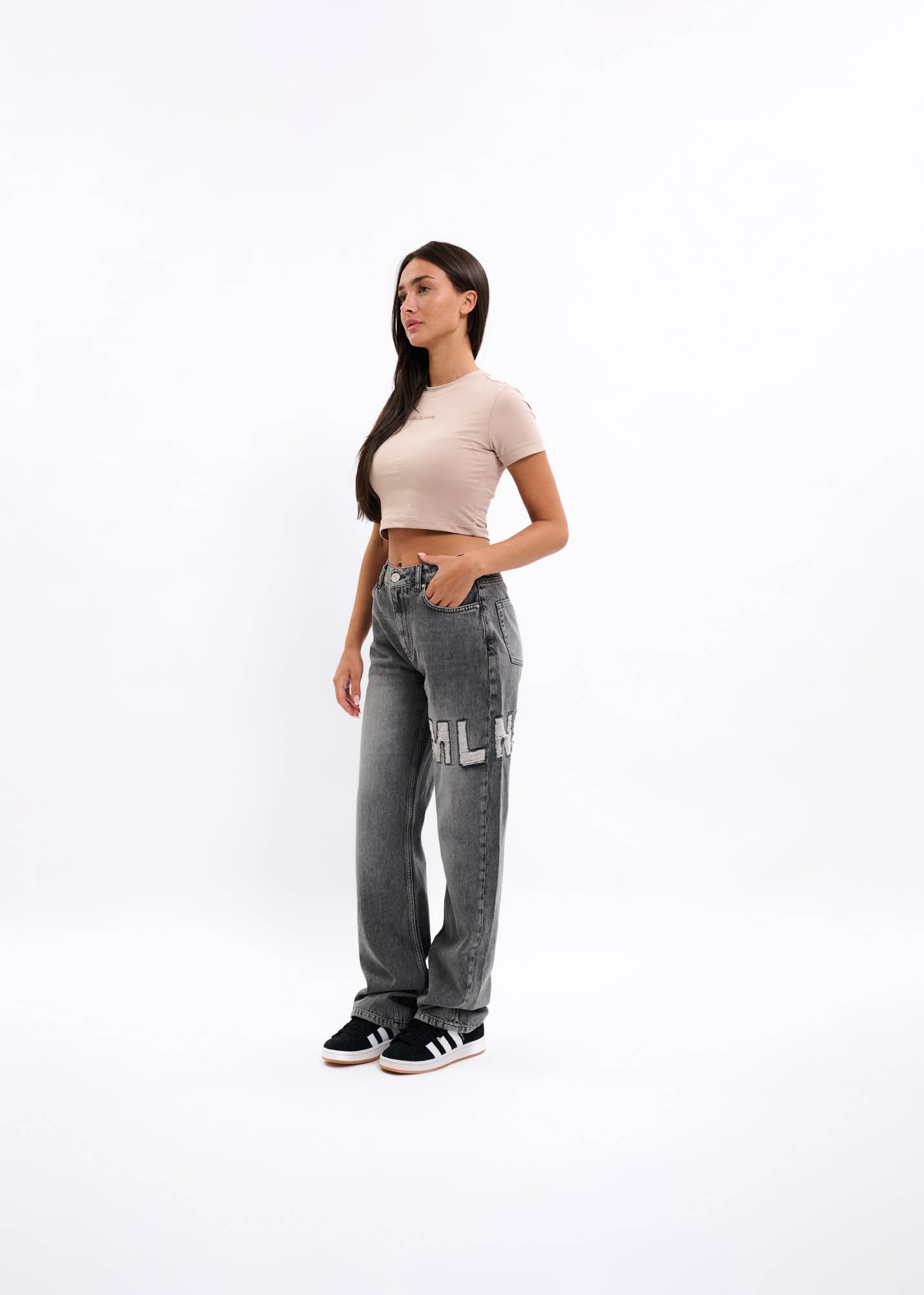 Malelions Women Cropped Top | Clay