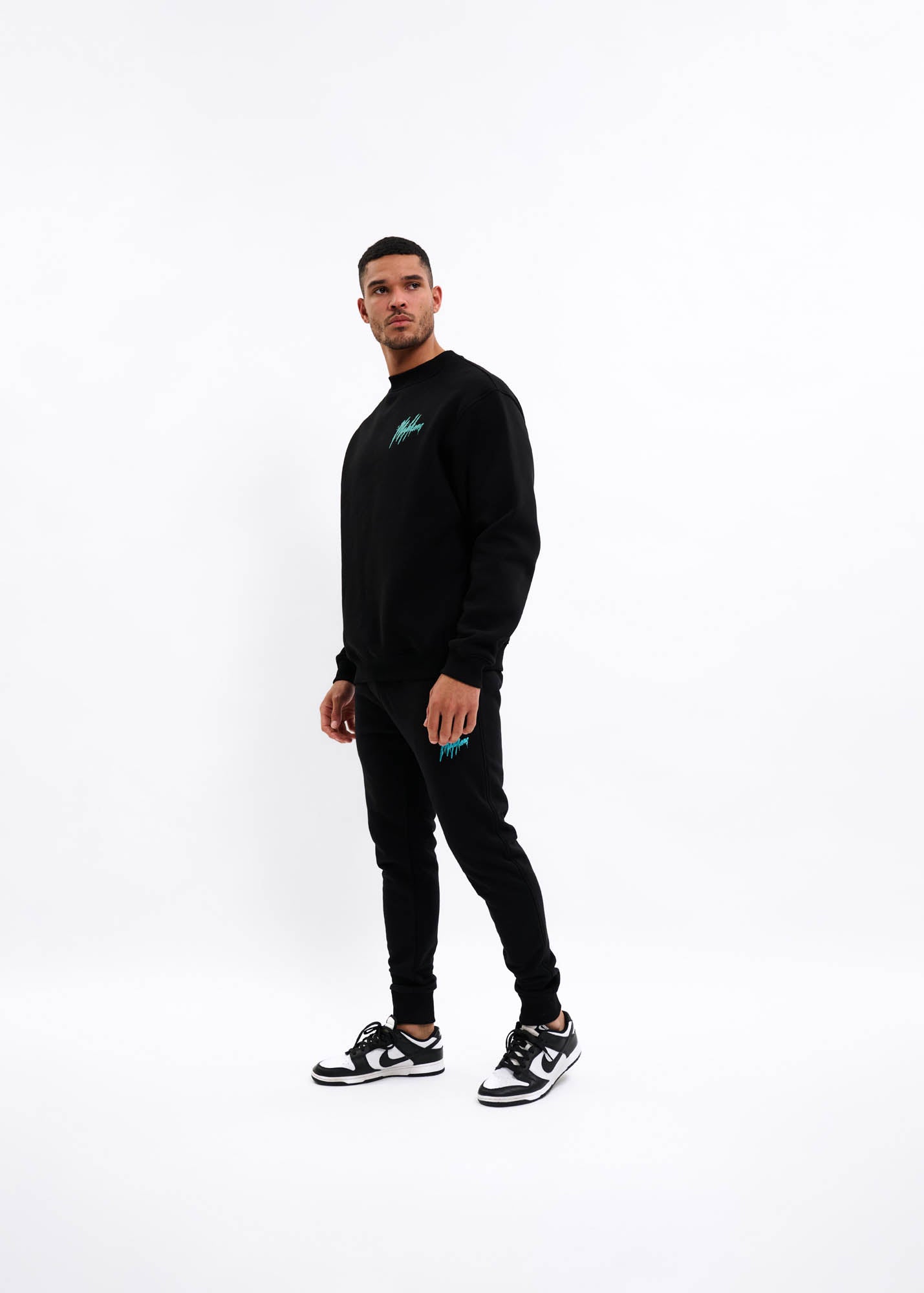 Malelions Men Signature Drip Sweater | Black