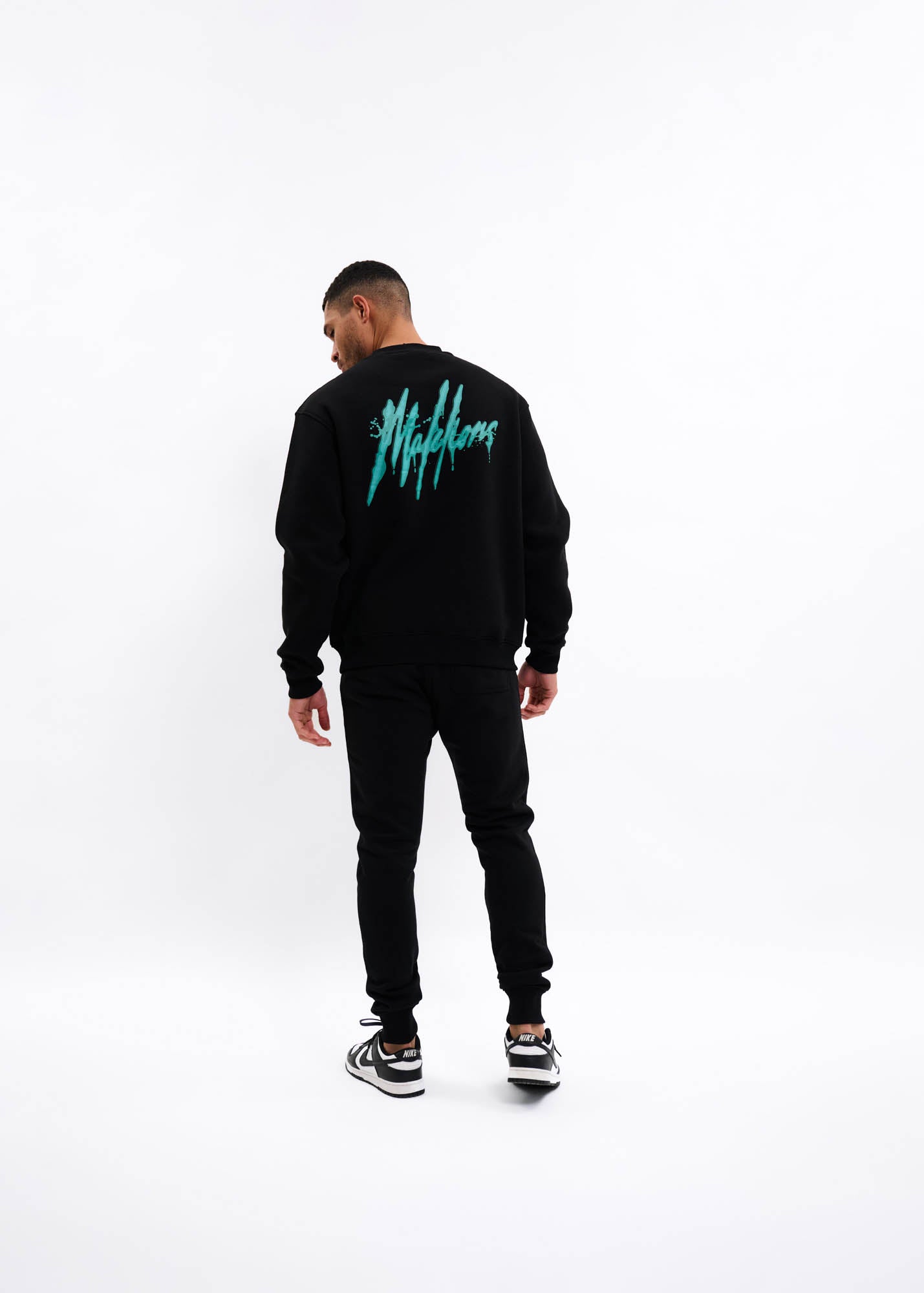 Malelions Men Signature Drip Sweater | Black
