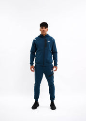 Malelions Sport Counter Zip Hoodie | Indigo