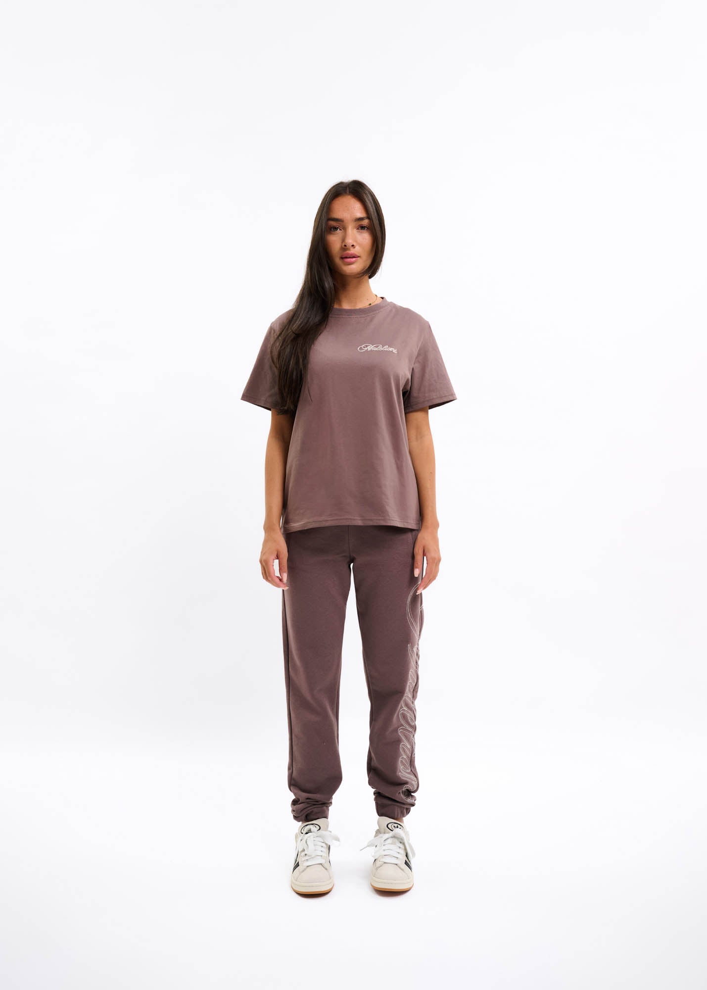 Malelions Women Kylie T-Shirt | Stone Brown