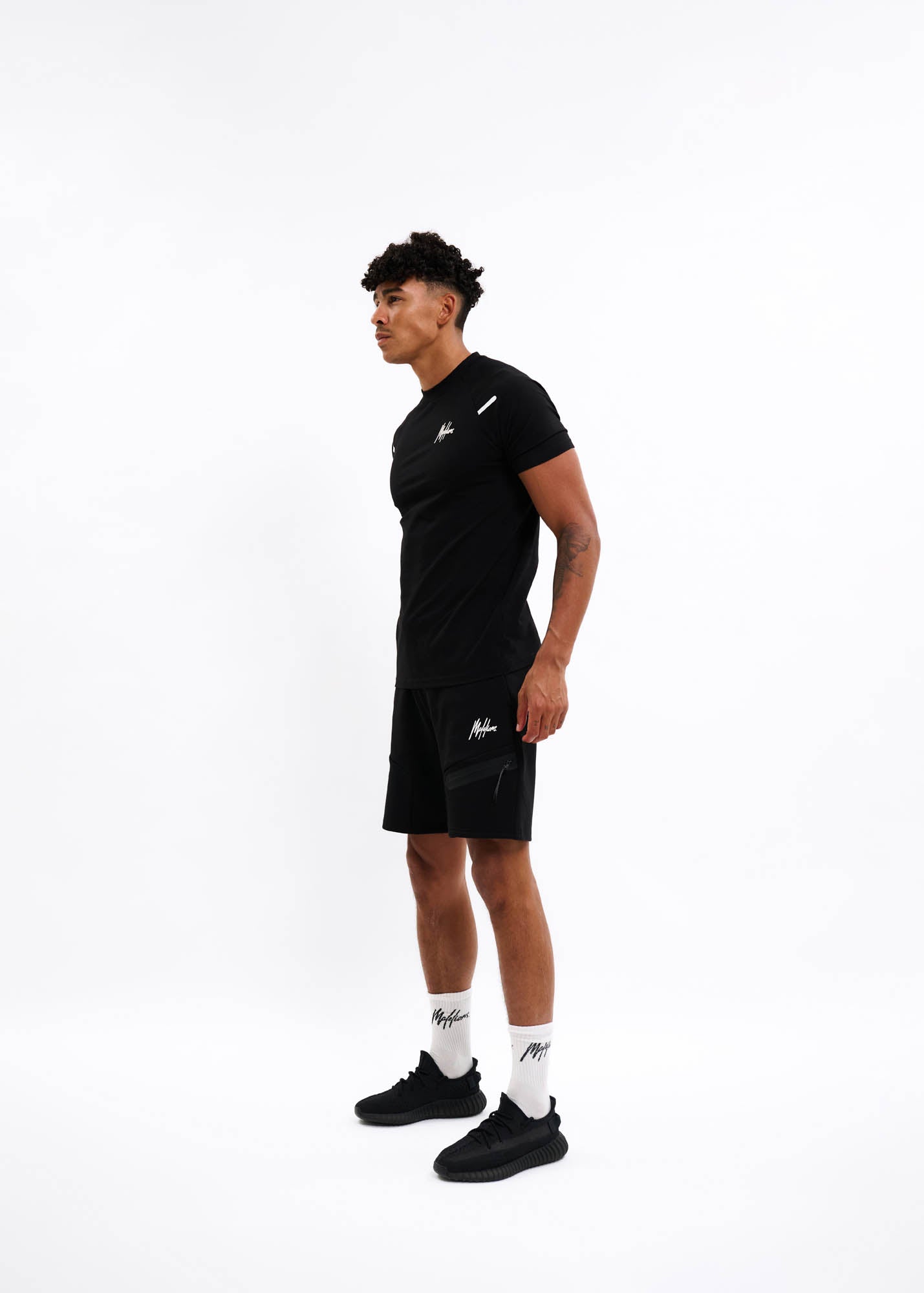 Malelions Sport Counter T-Shirt | Black