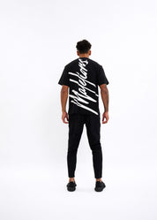 Malelions Sport Oversized Running T-Shirt | Black