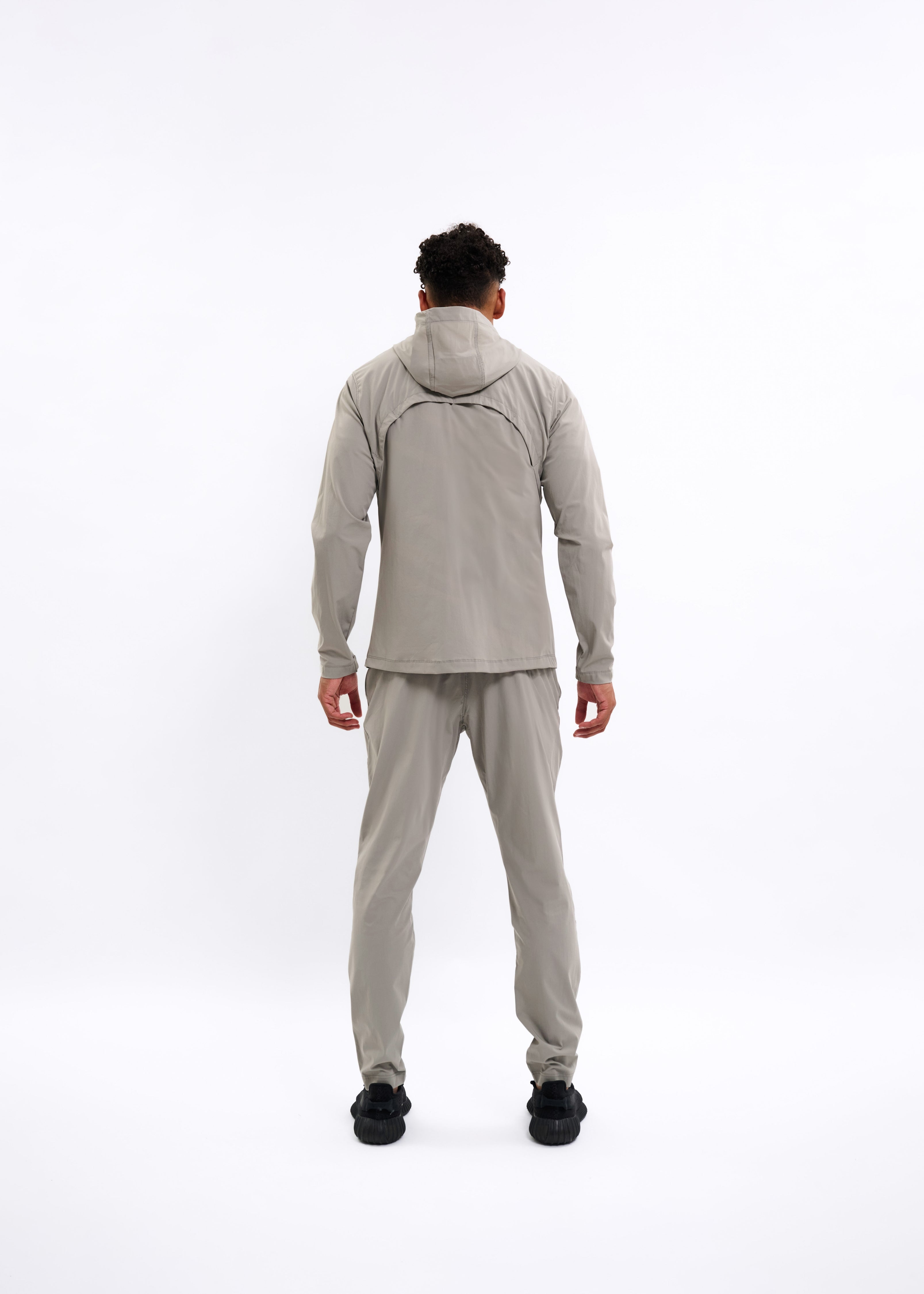 Malelions Sport Running Jacket | Light Grey