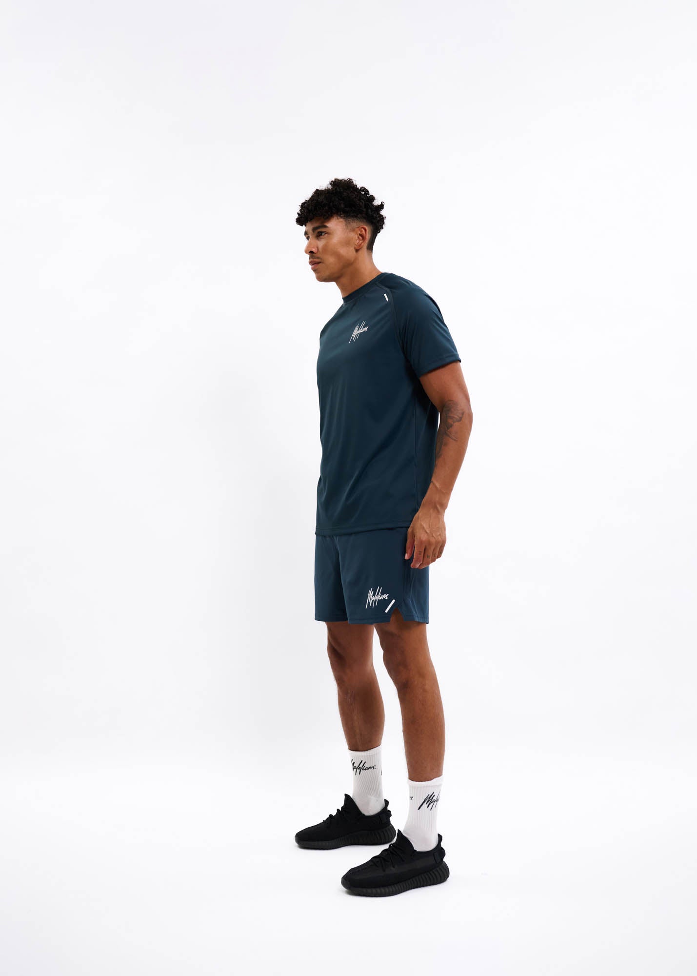 Malelions Sport Padel Pique T-Shirt | Indigo