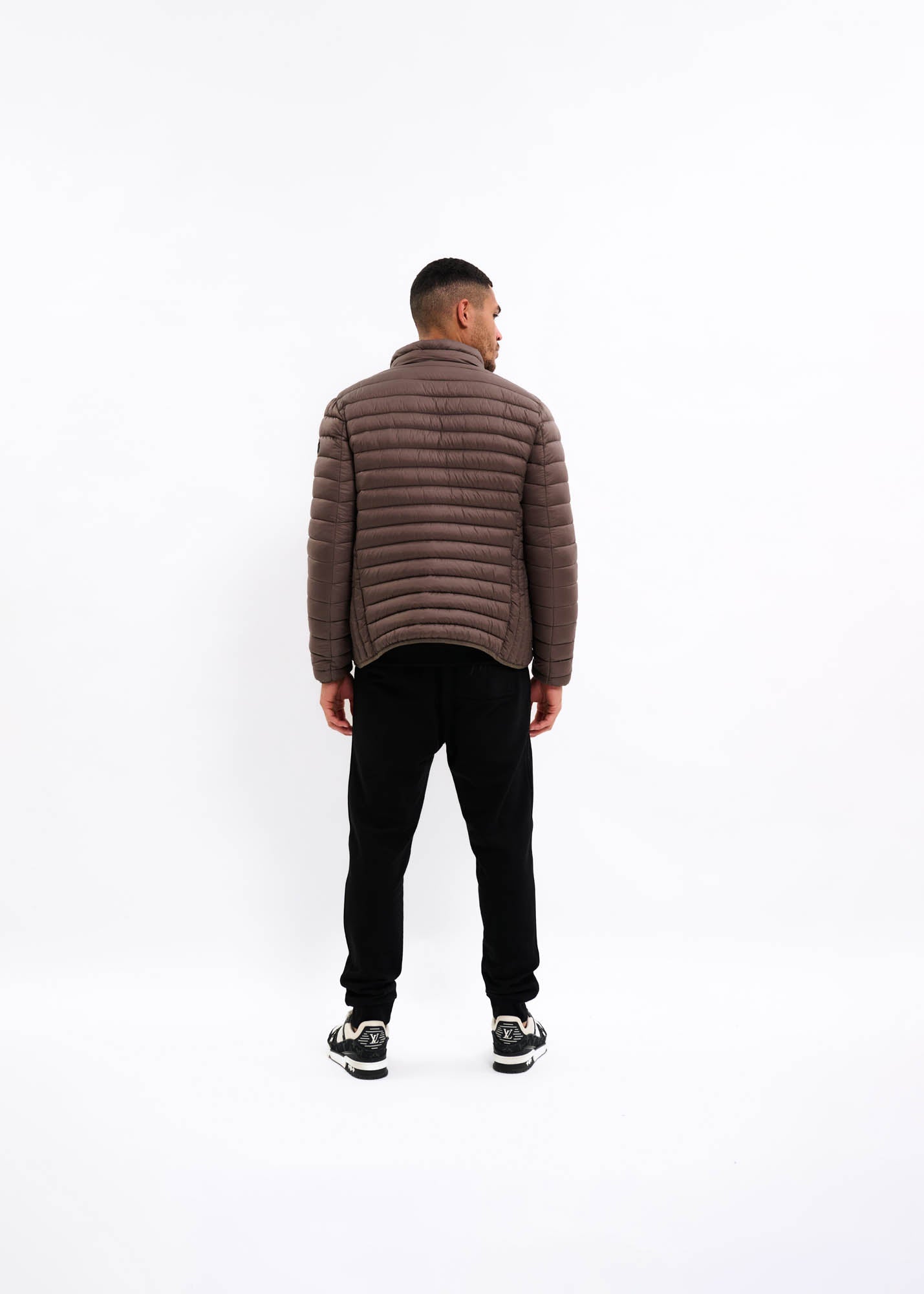 Malelions Men Light Weight Padded Jacket | Mulch Brown