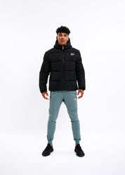 Malelions Sport Ace Puffer Jacket | Black