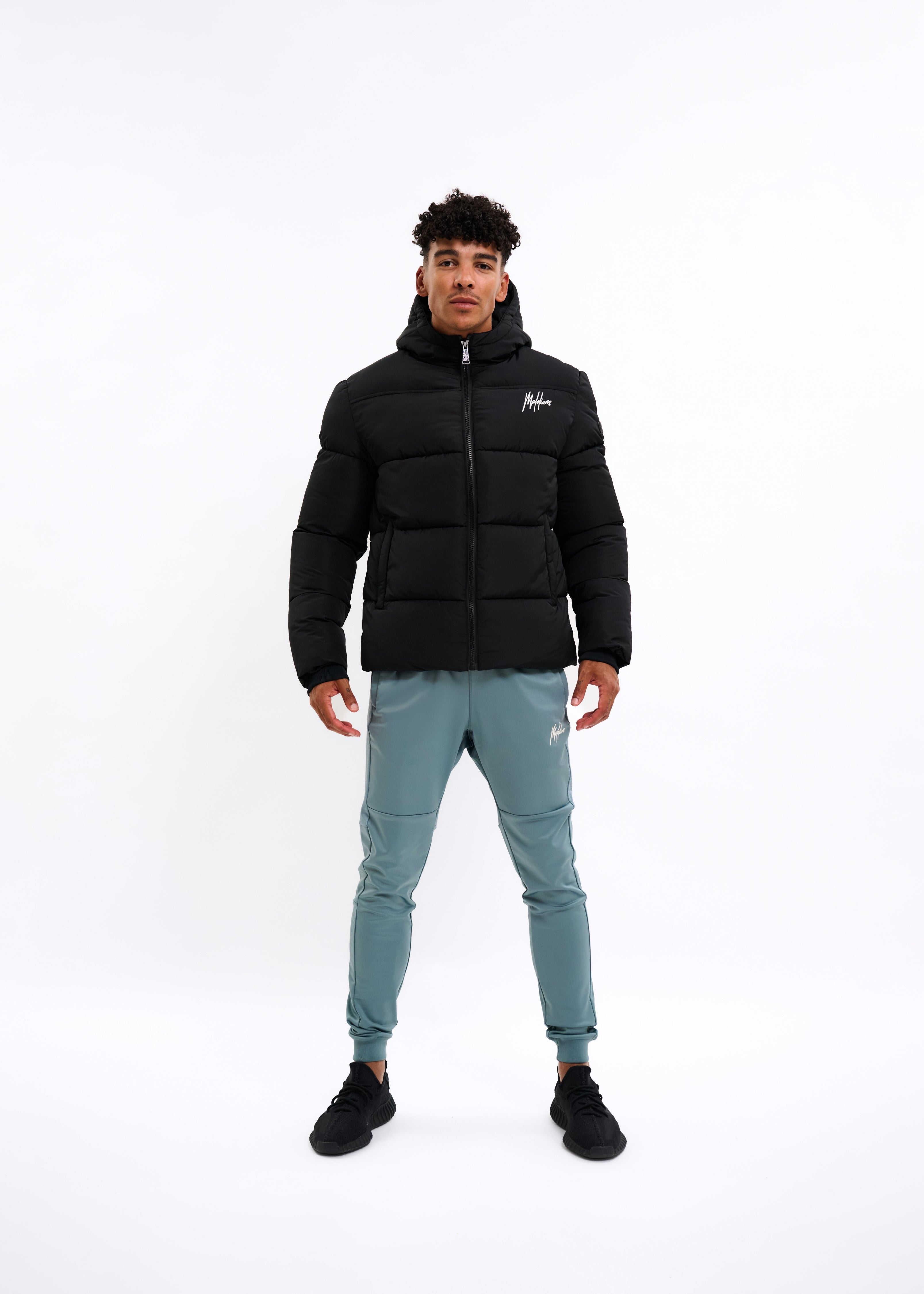 Malelions Sport Ace Puffer Jacket | Black