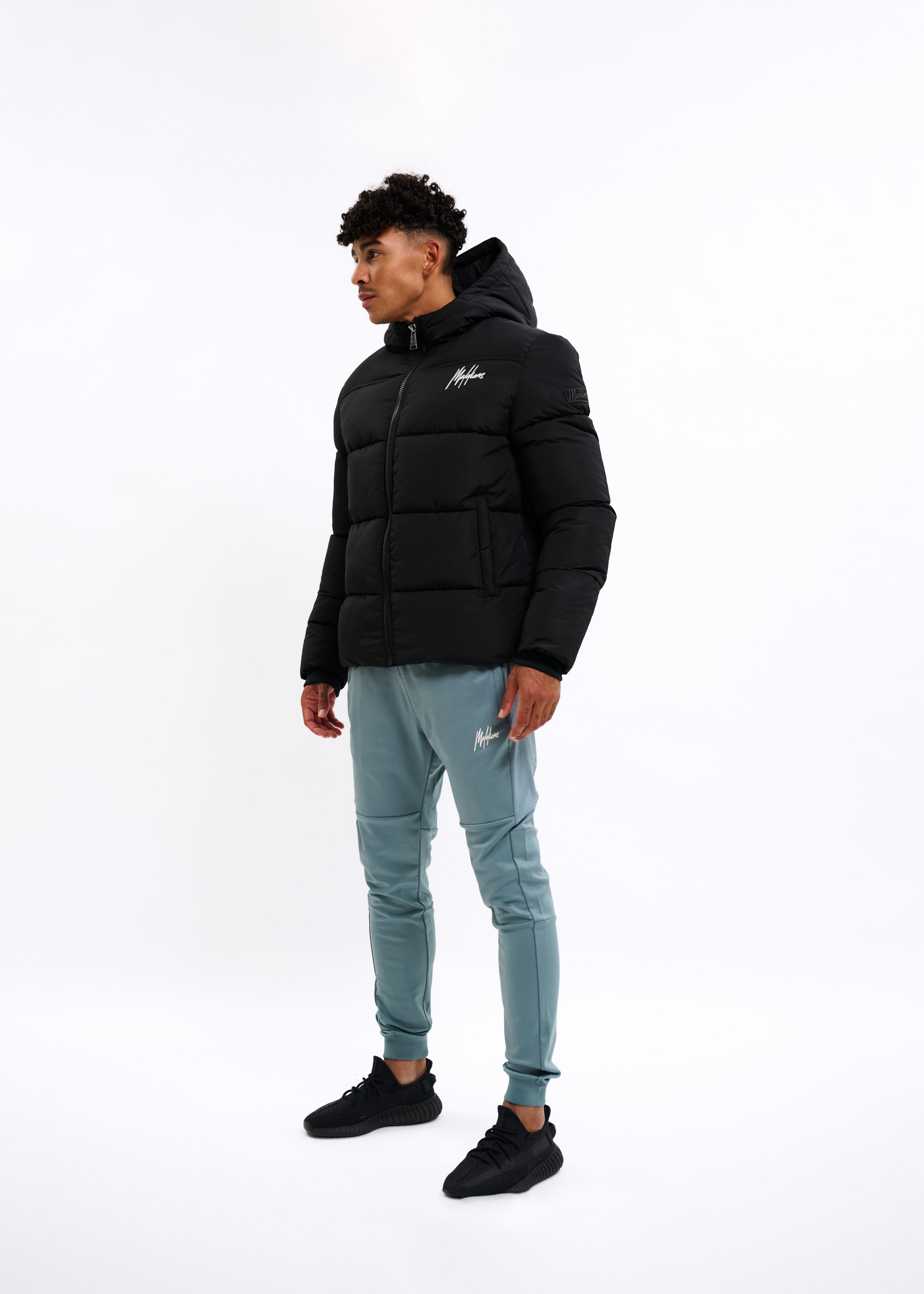Malelions Sport Ace Puffer Jacket | Black