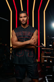 Malelions x XXL Sleeveless Legacy Mesh Jersey | Black