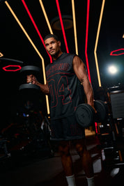 Malelions x XXL Sleeveless Legacy Mesh Jersey | Black