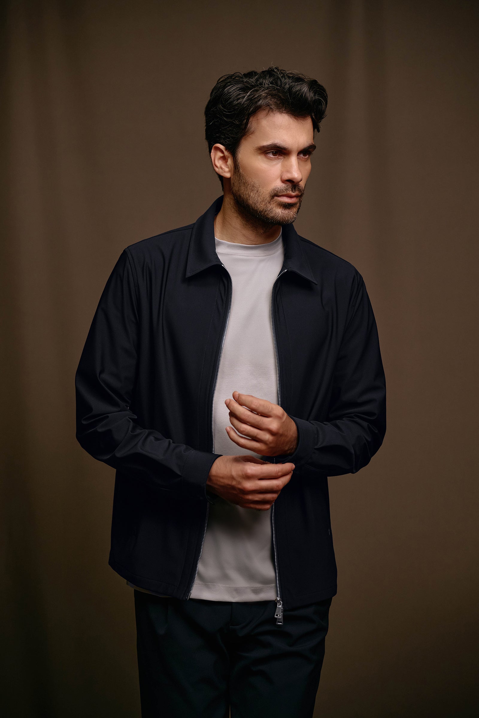 Malelions Premium Smart Jacket | Navy