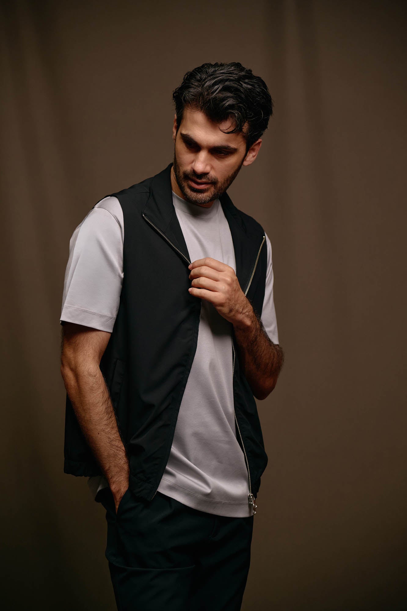 Malelions Men Mercerized T-Shirt | Grey