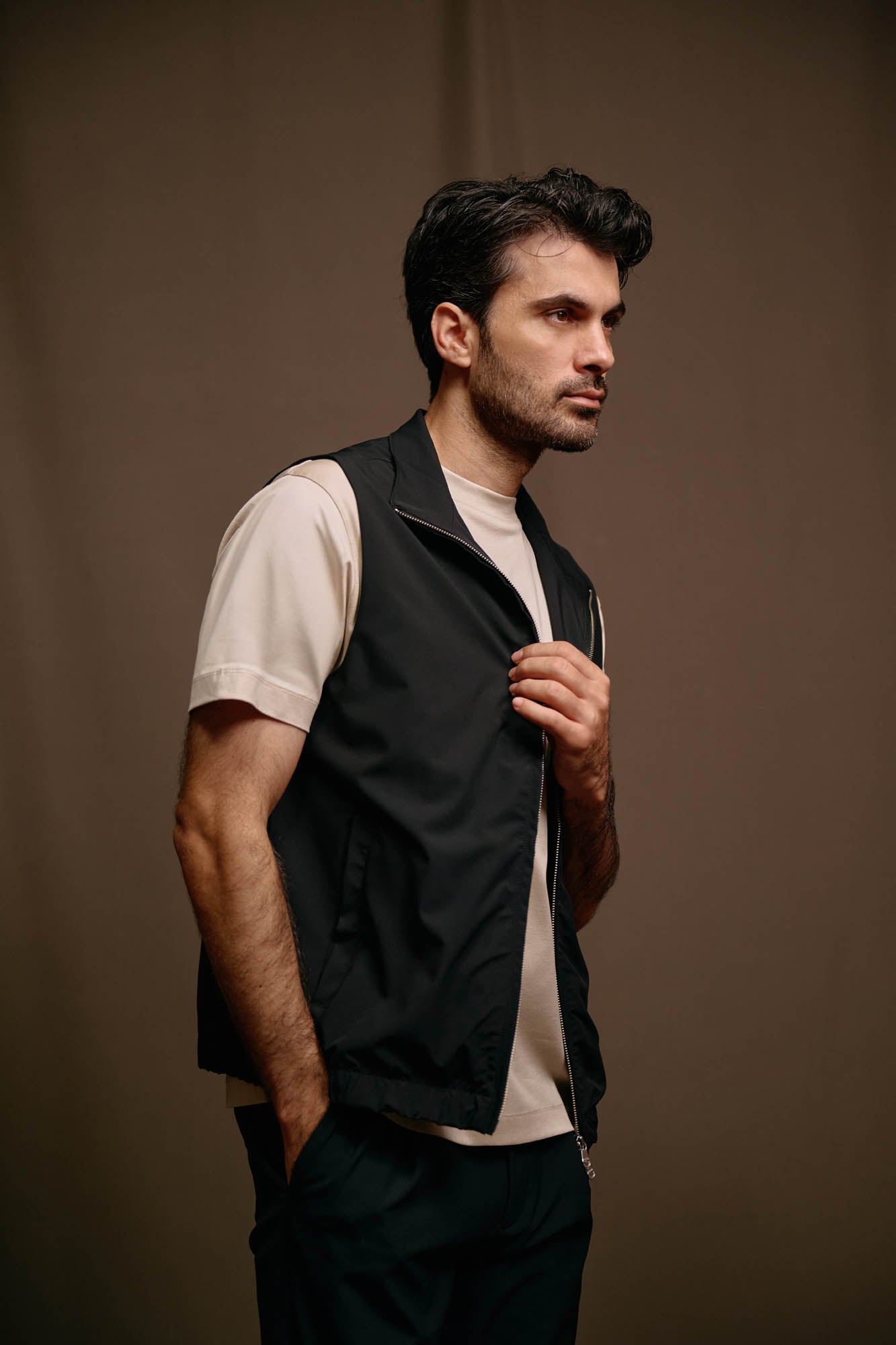 Malelions Premium Nylon Smart Gilet | Black