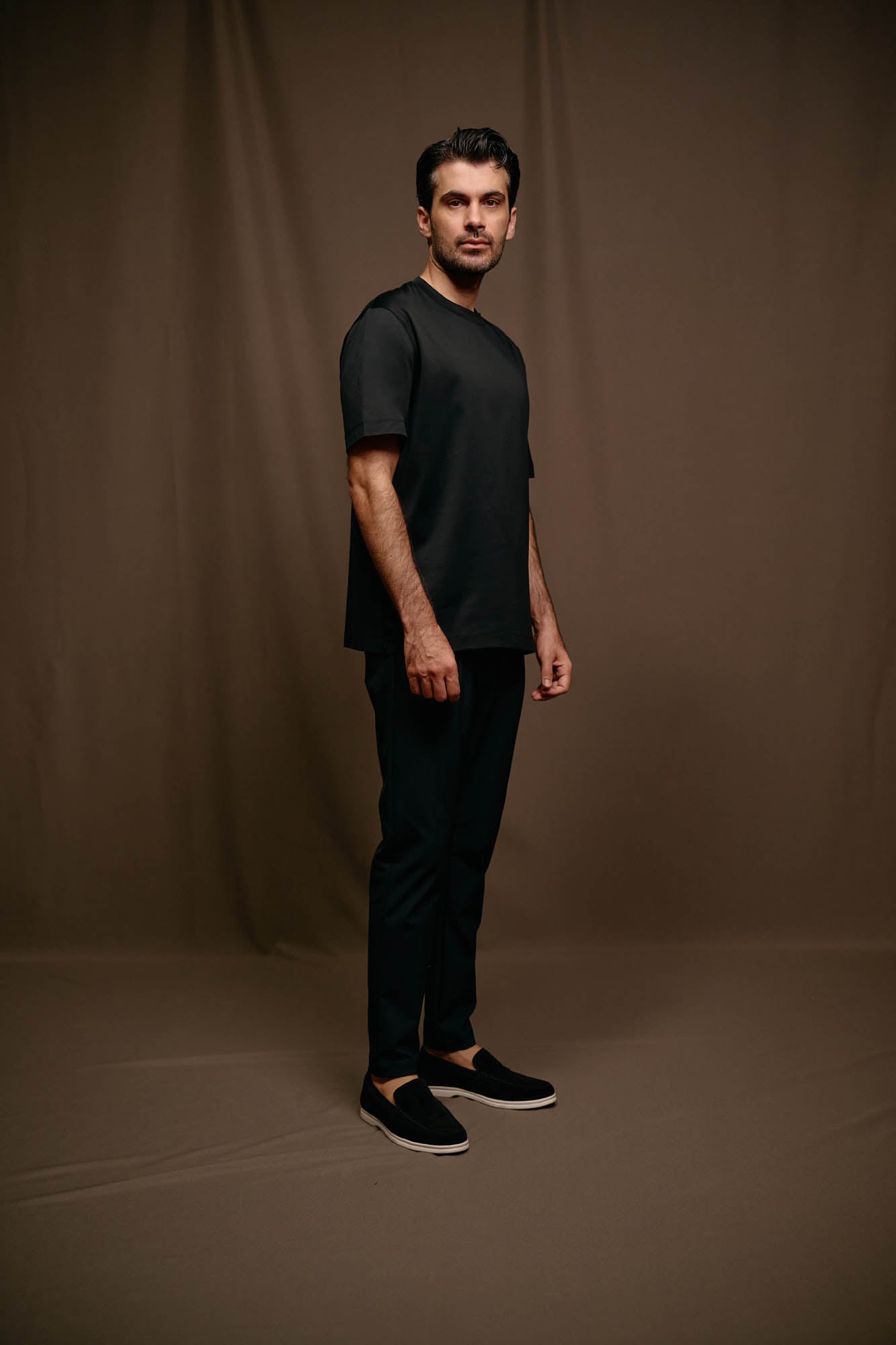 Malelions Men Mercerized T-Shirt | Black