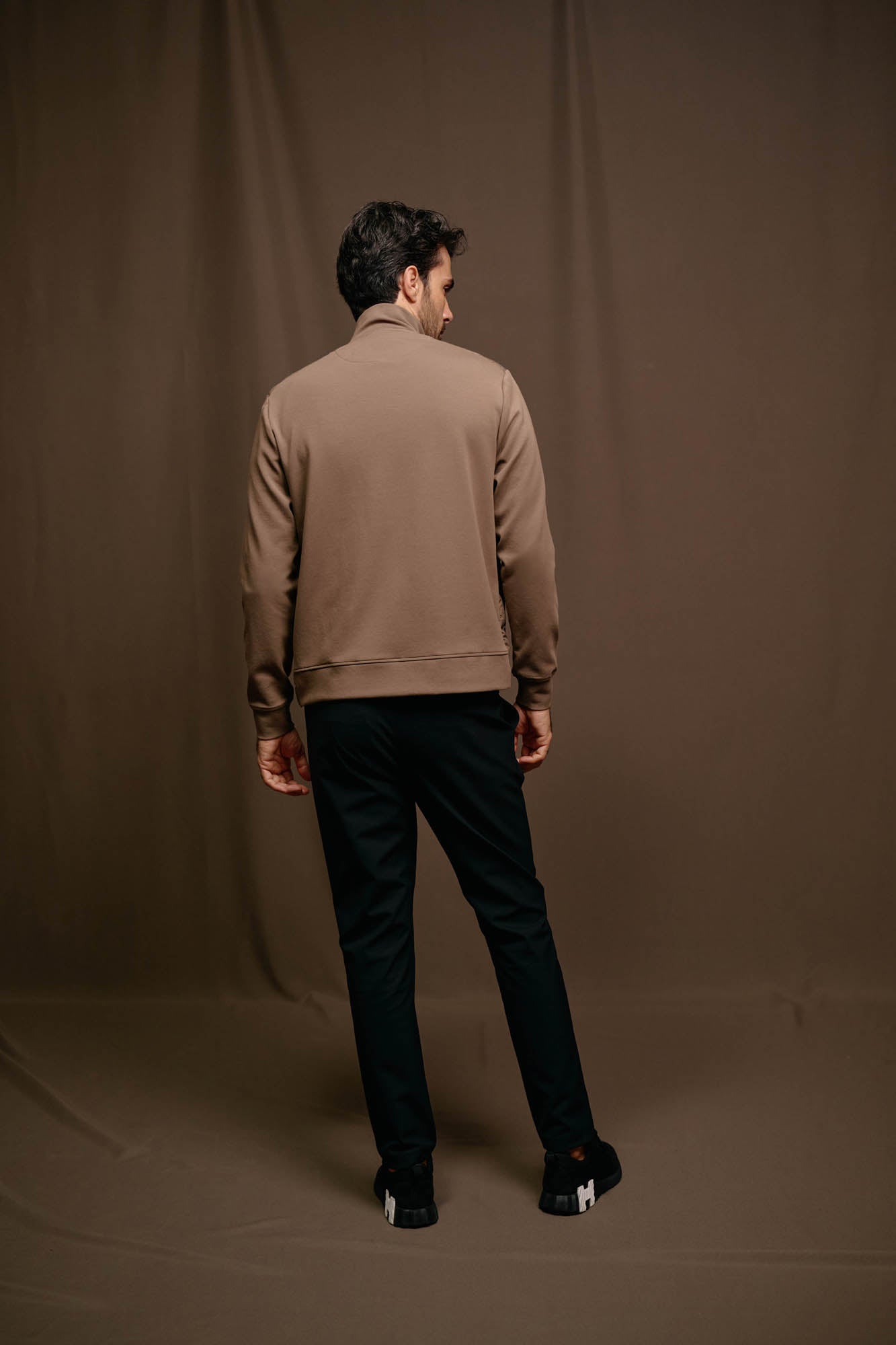 Malelions Premium Hybrid Quilted Jacket | Taupe