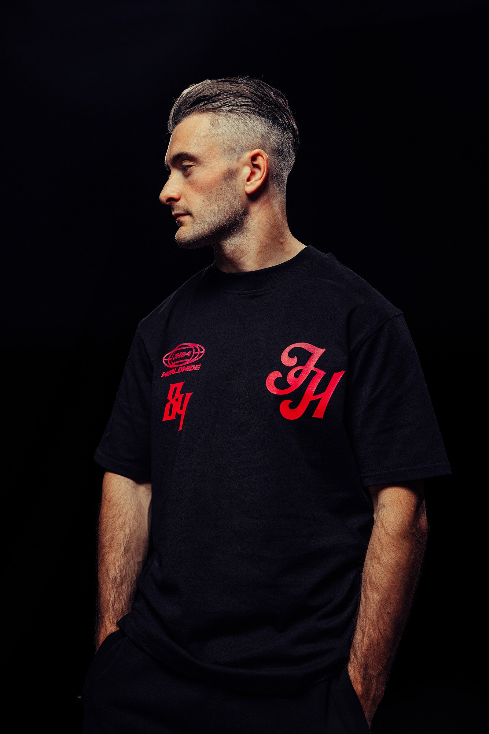 Malelions x Jeffrey Herlings World Wide T-Shirt | Black