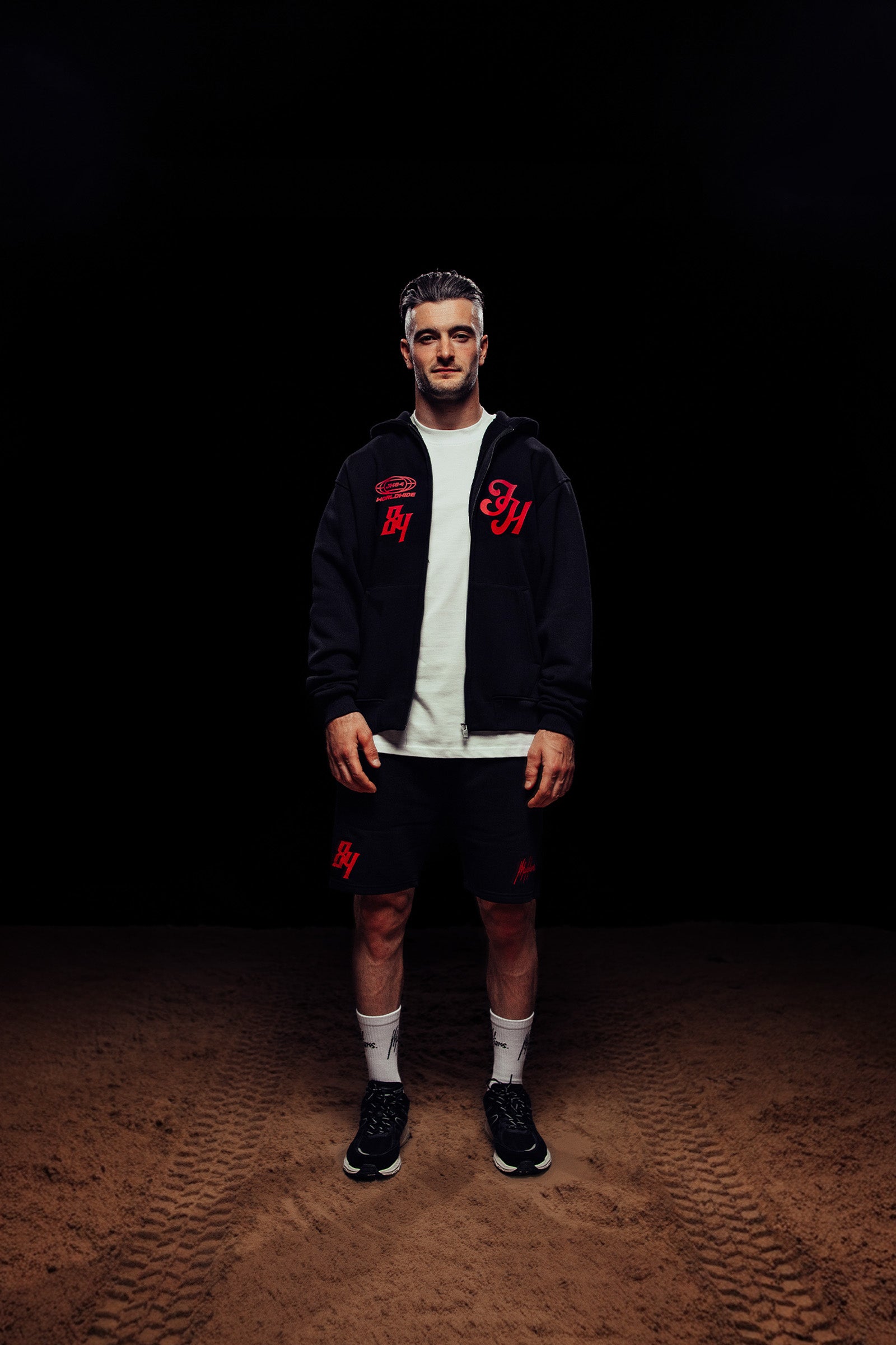 Malelions x Jeffrey Herlings World Wide Zip Hoodie | Black