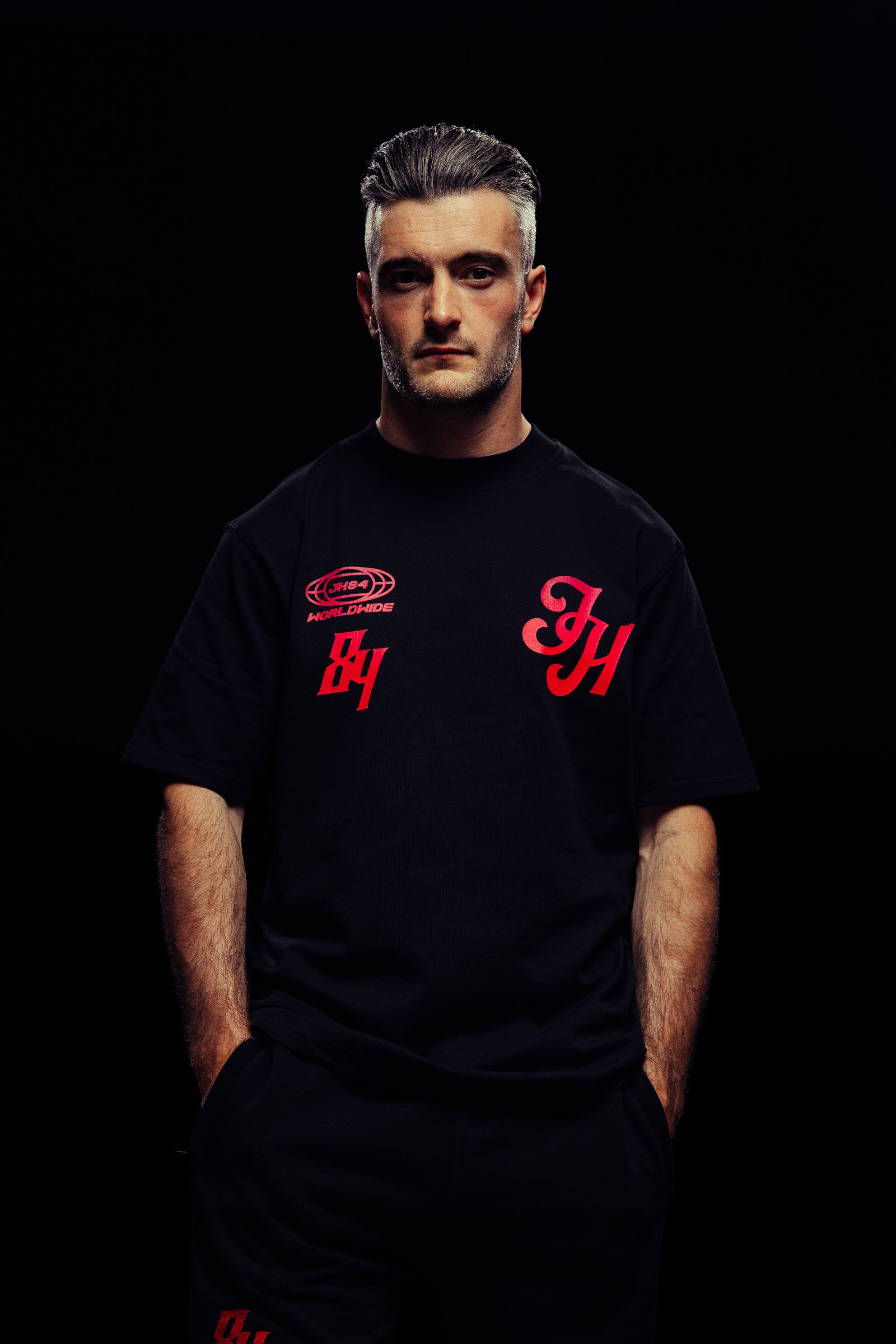 Malelions x Jeffrey Herlings World Wide T-Shirt | Black