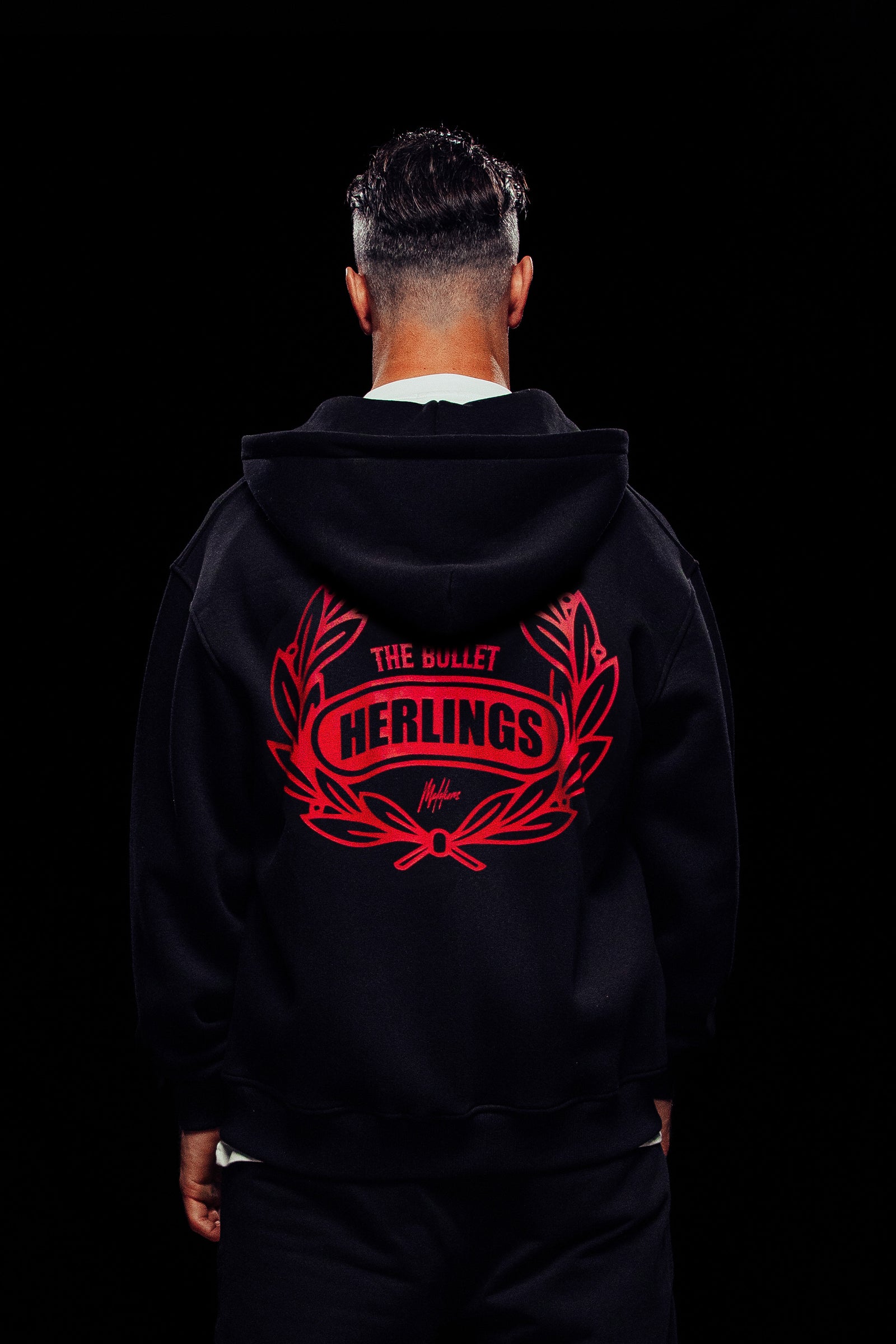 Malelions x Jeffrey Herlings World Wide Zip Hoodie | Black