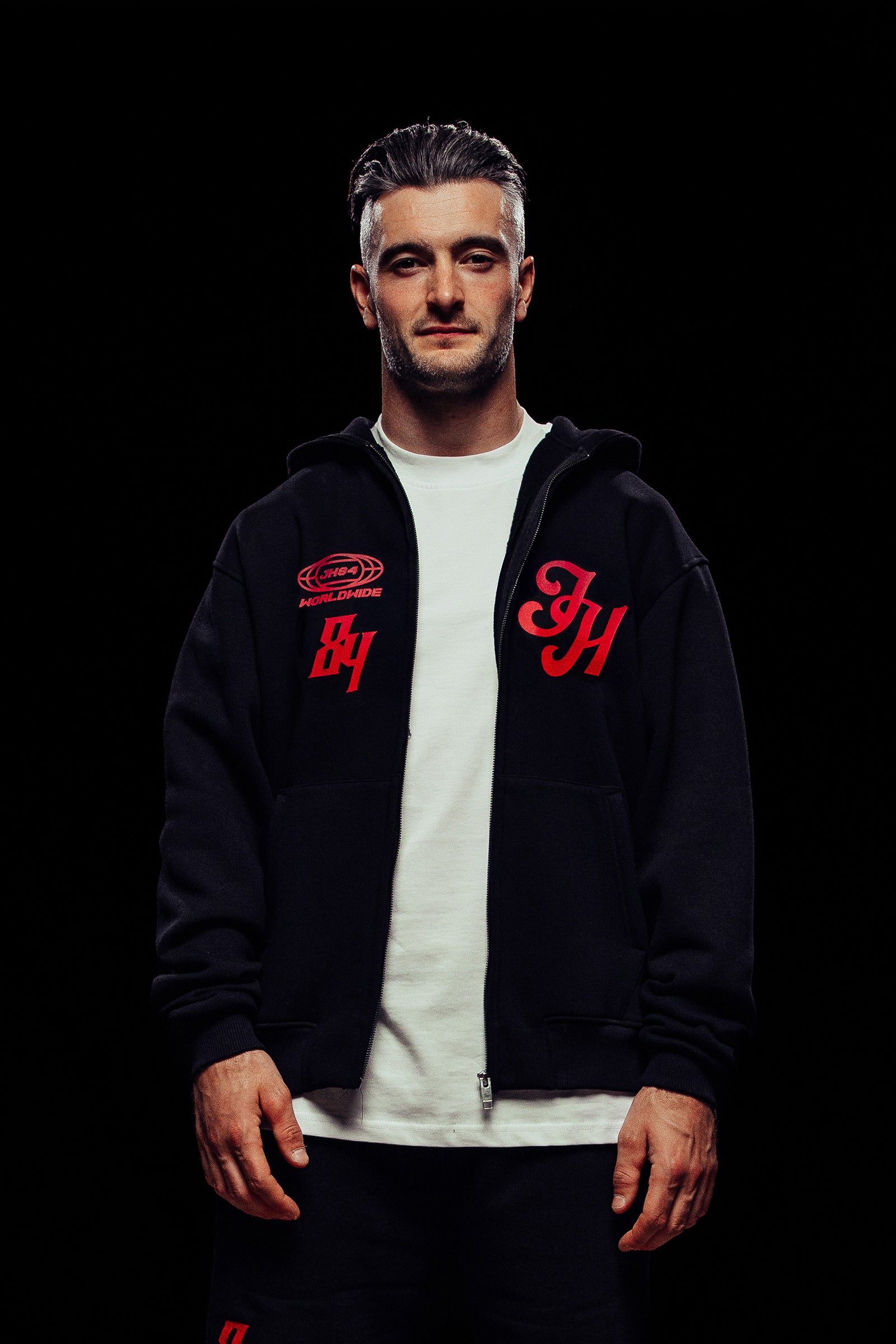 Malelions x Jeffrey Herlings World Wide Zip Hoodie | Black