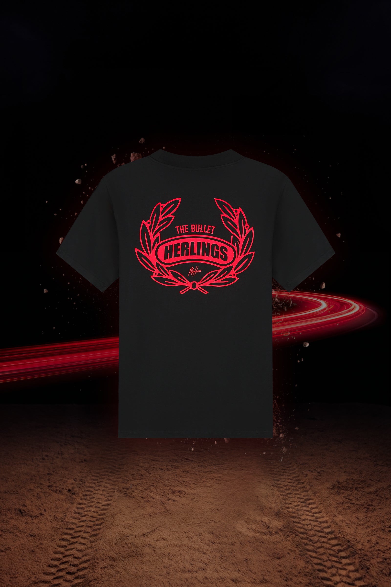 Malelions x Jeffrey Herlings World Wide T-Shirt | Black