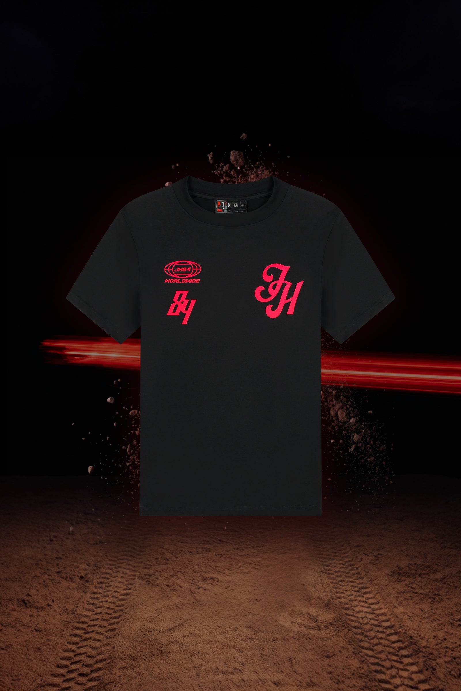 Malelions x Jeffrey Herlings World Wide T-Shirt | Black