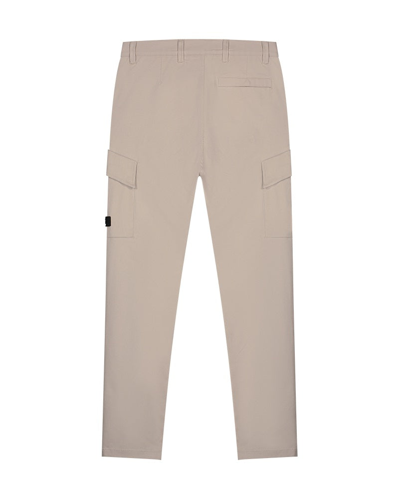 Malelions Men Cotton Cargo Pants | Beige