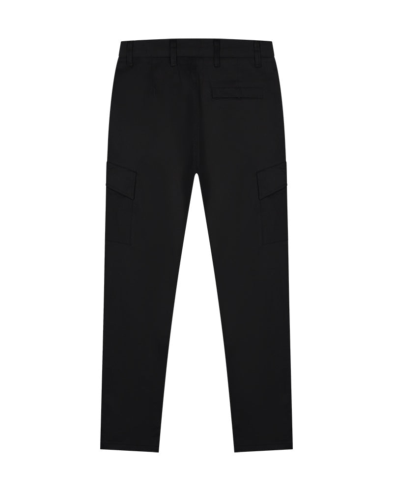 Malelions Men Cotton Cargo Pants | Black