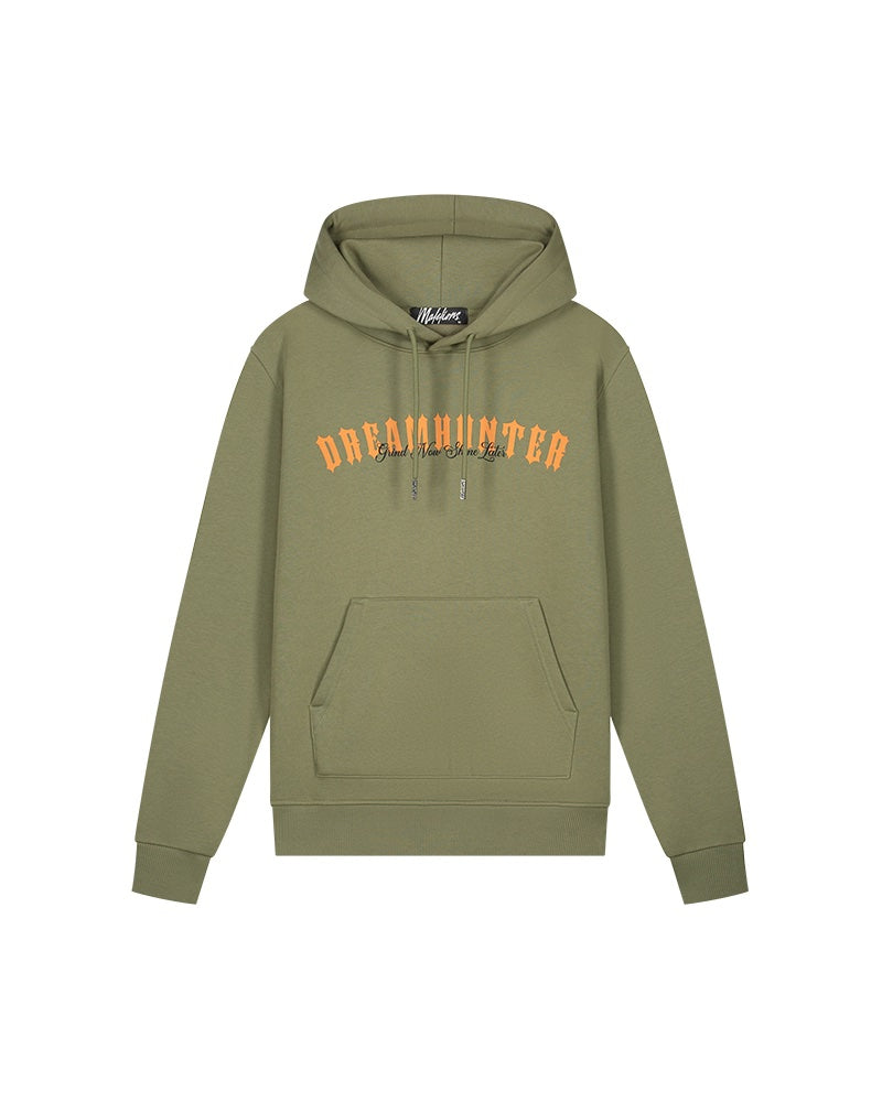  Malelions Men Dreamhunter Hoodie | Green/Orange