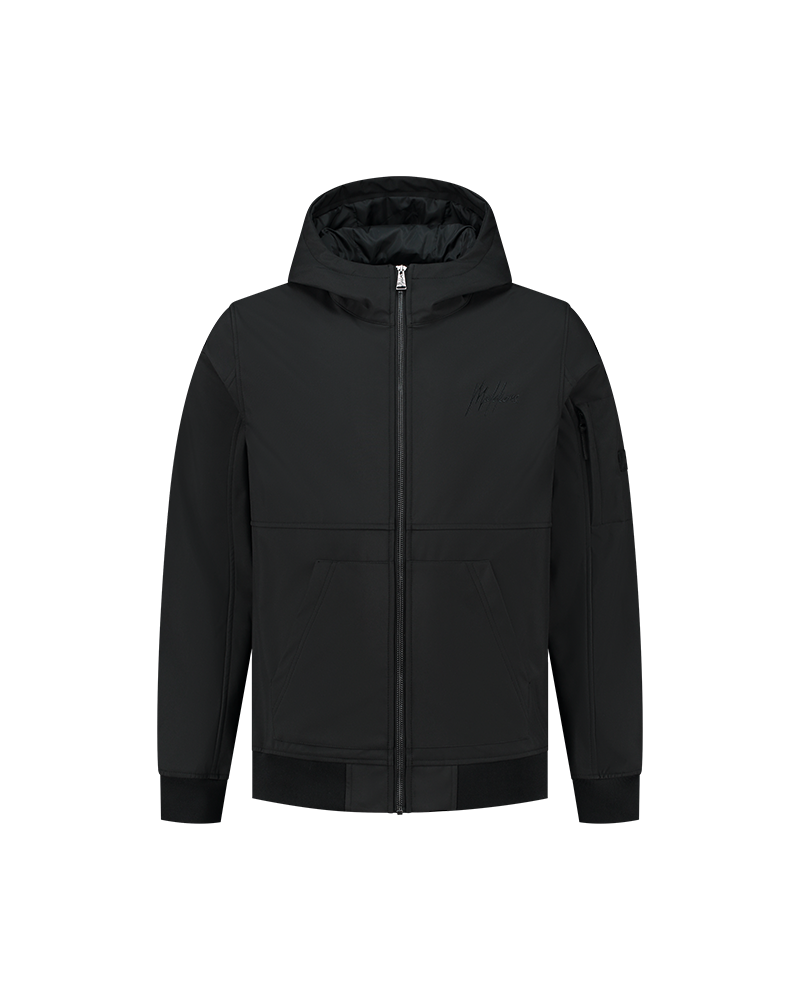 Malelions Men Pocket Softshell | Black