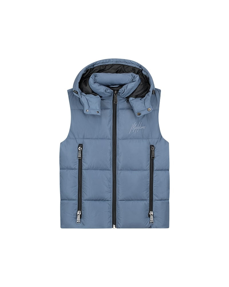  Malelions Men Travis Bodywarmer | Blue Slate