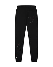 Malelions Men Regular Painter Sweatpants | Black/Burgundy