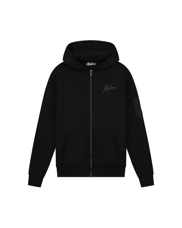 MM1-AW24-29_900_Malelions_Men_Nylon_Pocket_Zip_Hoodie_Black_Front.jpg