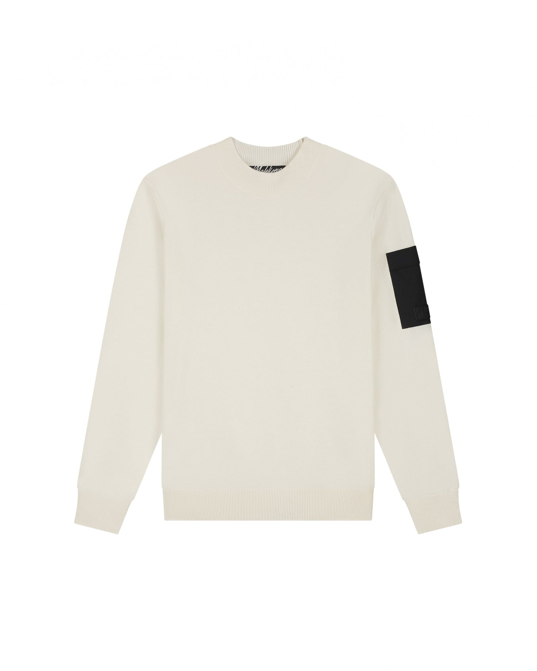  Malelions Men Knitted Pocket Sweater | Off-White