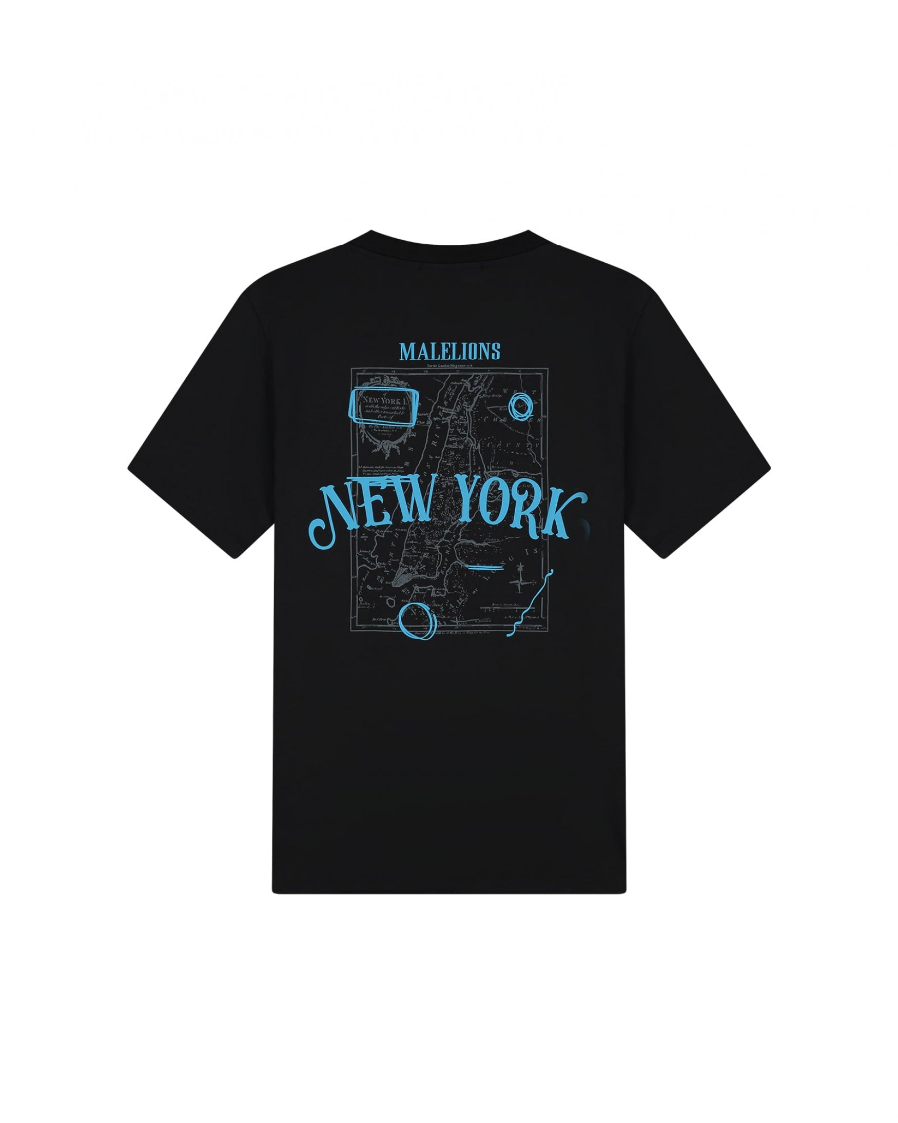 Malelions Men New York T-Shirt | Black